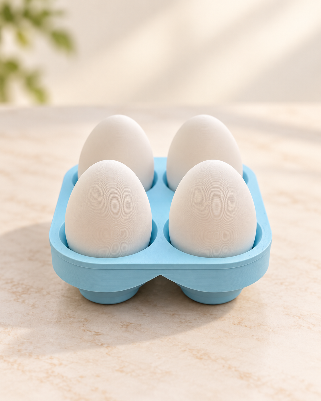 Pretend egg carton and eggs for kids play kitchen