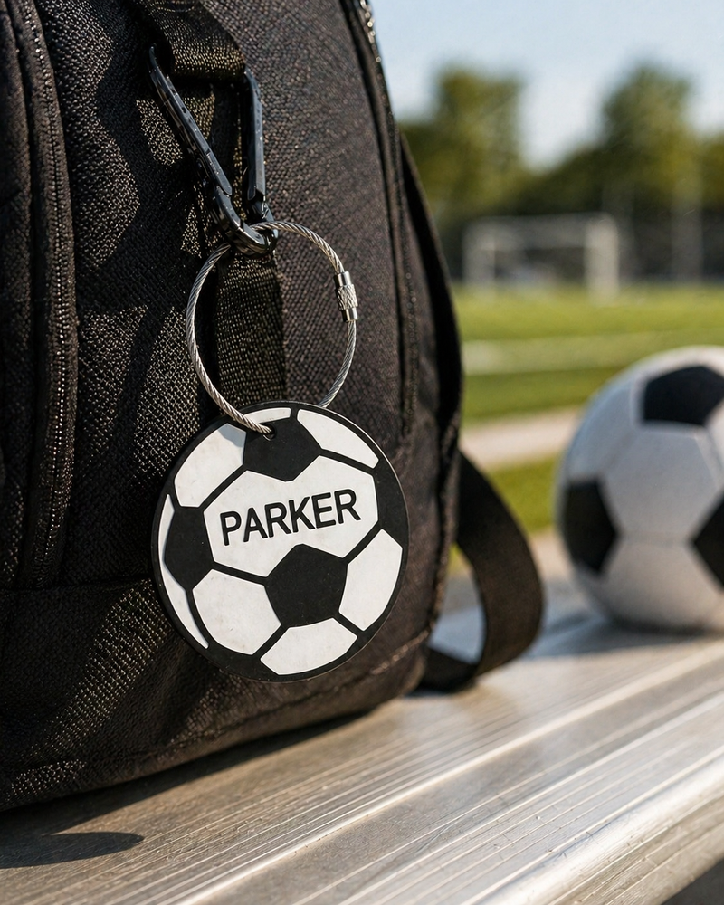 Soccer Bag Tag
