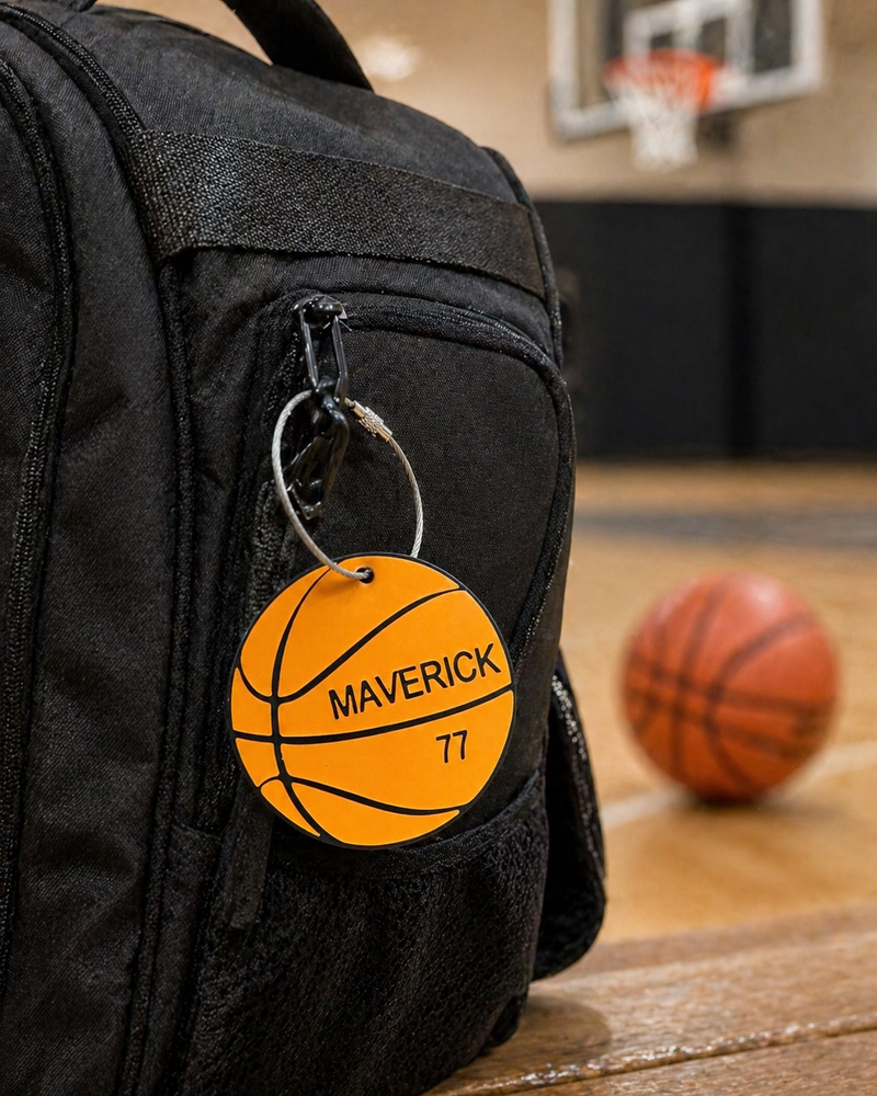 Basketball Bag Tag