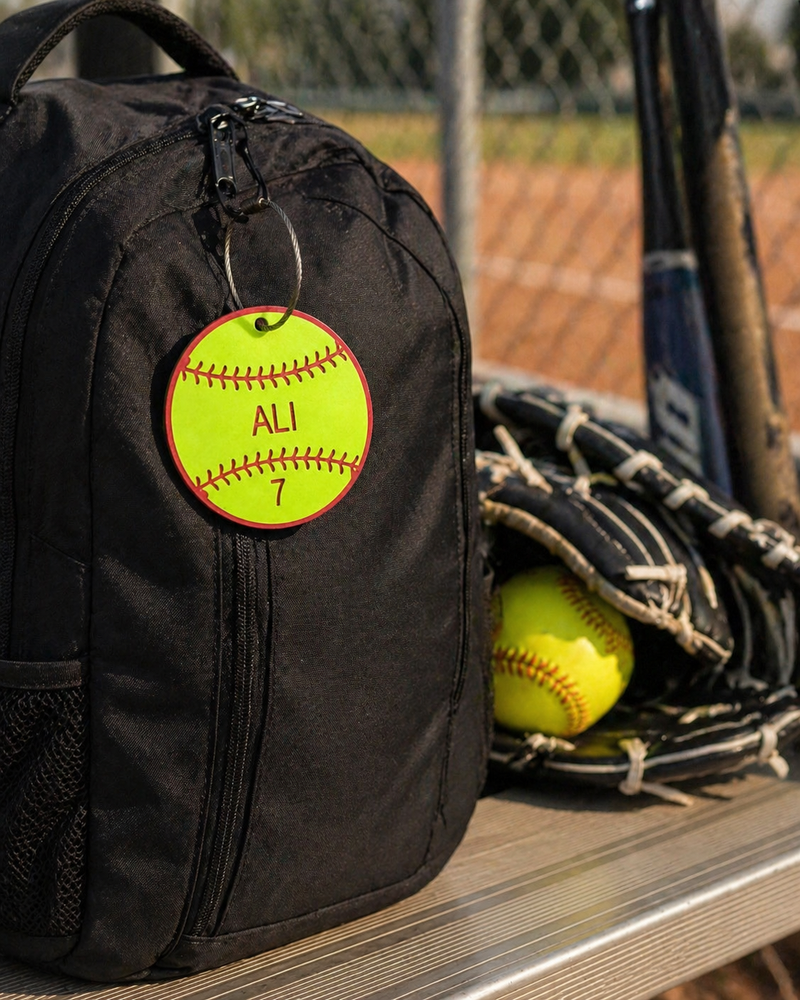 Softball Bag Tag