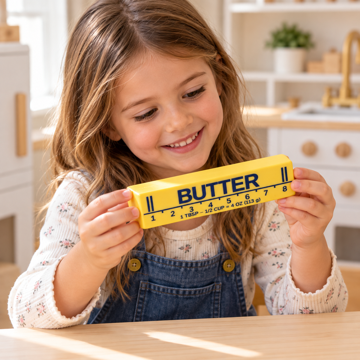 3D printed pretend stick of butter